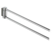 Porte-serviettes Plan Keuco en 2 parties 438mm chargement extérieur chromé