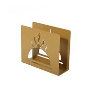 Porte-Serviettes, Porte-Serviettes 12 * 4 10CM 1-3PCS dorés for Table(Cook,W:12*D:4*H:10cm 3pcs)