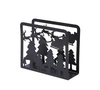 Porte-Serviettes, Porte-Serviettes 12 * 4.2 10CM 1-3PCS Noirs for Table(Elk,W:12*D:4.2*H:10cm 1pcs)