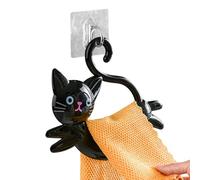 Porte-serviettes - Porte-serviettes De Bain, Rangement Amusant Sans Perçage Avec Crochet, Supports Multifonctionnels Pour Salle De Bain Mural | Pour La Maison Appartement Douche Cuisine Bureau Ferme R