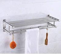 Porte-serviettes, porte-serviettes, étagère de salle de bain en acier inoxydable dessin porte-serviettes mural porte-serviettes porte-serviettes avec crochets (taille : 40 * 22 * 16 cm) (taille : 40