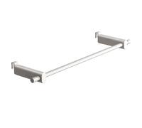 Porte-serviettes pour radiateur - Porte-serviettes - Chauffage sans perçage - Blanc - Barre simple - 70 cm