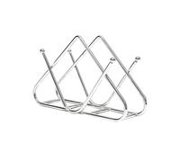 Porte-serviettes pour table de cocktail, salle à manger, mariage, argenté, 17 x 6,5 x 11 cm