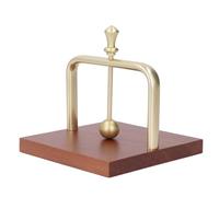 Porte-serviettes pour table, distributeur de serviettes de table, support de papier à cocktail, distributeur de papier en bois avec boule de levage pour cuisine, restaurant, bar, (Or)