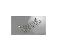 Porte-serviettes RETRO en chrome-or 66,5x6,5x22,5 cm