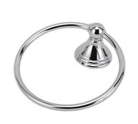 Porte-Serviettes Rond Style Rétro Élégant Anneau de Serviette Chromé Support Mural 893 pièces