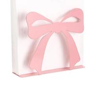 Porte-serviettes Rose - Fer, Distributeur De Serviettes Élégant Avec Nœud Vintage, Organisateur De Table Mignon | Support À Mouchoirs Décoratif, Bureau À Manger, Salle De Bain, Chambre À Coucher, Bure