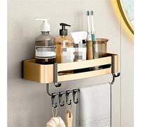 Porte-Serviettes sans poinçonnage Noir Or Espace Aluminium Salle De Bains Racks Pliant Serviette De Bain Pôle Salle De Bains Accessoires Matériel,H,A