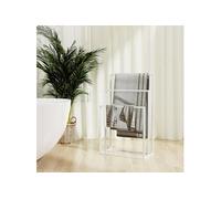 Porte-serviettes sur pied Blanc 48x24x79 cm Fer 343091