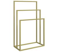 Porte-serviettes sur pied Doré 48x24x79 cm Fer vidaXL vidaXL