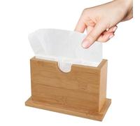 Porte-serviettes sur pied, porte-mouchoirs en bois | Distributeur de mouchoirs pour le visage | Le support de papier de bureau pour restaurant améliore l'effet décoratif général