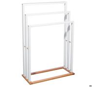 Porte-serviettes sur pieds ""Naturéo"" blanc - 5 five simply smart