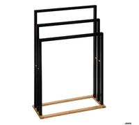 Porte-serviettes sur pieds ""Naturéo"" noir - 5 five simply smart