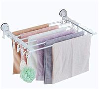 Porte-serviettes télescopique en acier inoxydable SUS304 rétractable pour salle de bain, toilettes, cuisine, gain de place, tendedero argenté.