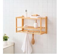 Porte-serviettes Thyborøn bambou 30 x 55 x 22,5 cm naturel