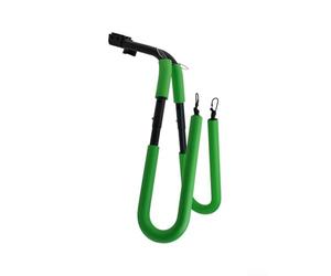 Porte-short pour vélos, support de planche de surf en aluminium, compatible avec les snowboards, installation rapide par clip (vert)
