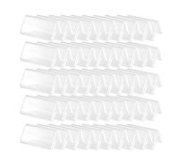Porte-signes Acrylique Mini Signe Acrylique Affichage Du Support Prix Support Porte-écran Clear Tag Étiquette Affichage Stand Petit Nom Card Rack 50pcs 4x2cm