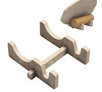 Porte-Skateboard Organisateur En Bois Antidérapant | Support Au Sol À Roulettes Pour Skateboard De Gym Pour L'Intérieur La Maison La Chambre Le Salon Salle De Sport L'Entraîneur