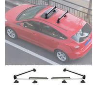 Porte Ski Barre à Skis Télescopique Sur Attelage (sans Barre de Toit), Porte-skateboards avec Boutons de Serrage Surdimensionnés, Porte Ski Voiture(Silver)