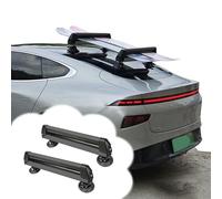 Porte Ski Porte-skis de Toit Verrouillable pour Voiture, Système Robuste et Sans Barre Portante Pour Le Rangement des Skis de Descente, Support de Rangement(Black)