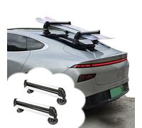 Porte Ski Porte-skis de Toit Verrouillable pour Voiture, Système Robuste et Sans Barre Portante Pour Le Rangement des Skis de Descente, Support de Rangement(Silver)