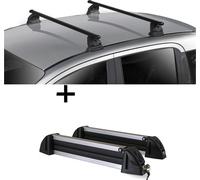 Porte-skis alu 4 paires + barres de toit VDP EVO acier compatibles avec Citroen C4 Aircross 5 portes 2012-2017