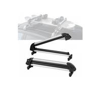 Porte-Skis barre toit 80,5 cm, support planche neige universel, capacité 6 paires skis, alu