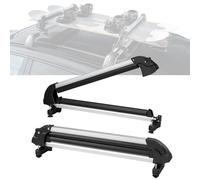 Porte-skis et snowboards VEVOR, 31,7 pouces Porte-skis universel pour toit de voiture, convient à la plupart des barres transversales, pour le transport de jusqu'à 6 paires de skis ou 4 snowboards, po