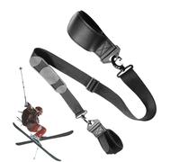 Porte-skis - Sangles réglables antidérapantes et portables | Support de transport pour ski, snowboard, ski de , montagne, voyage, transport, randonnée, activités de plein air, sports d'hiver