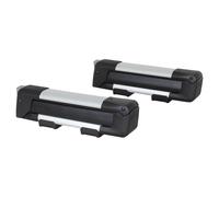 Thule Porte-skis SnowPack 7322 – pour 2 paires, montage sur rails, aluminium