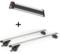 Porte-skis VDP Everest 5 + barres de toit/rails KING1 112 cm compatibles avec Ford Mondeo break (5 portes) à partir de 14 ans