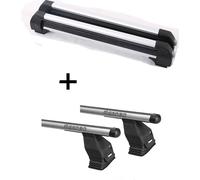 Porte-skis VDP-S4 4 paires de skis + barres de toit Menabo Tema compatibles avec Maserati Levante (SUV 5 portes) à partir de 2016