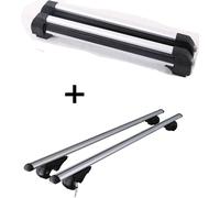 Porte-skis VDP-S4 4 paires de skis + barres de toit Rio 120 compatibles avec Kia Sportage JE 04-10