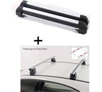 Porte-skis VDP-S4 4 paires de skis + barres de toit VDP Delta compatibles avec Infiniti Q30 (5 portes) 2015-2019