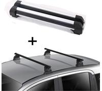 Porte-skis VDP-S4 4 paires de skis + barres de toit VDP EVO acier compatibles avec Mazda 6 (GH) 4 portes 2007-2012