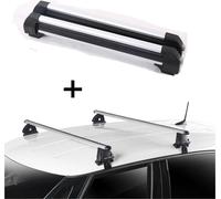 Porte-skis VDP-S4 4 paires de skis + barres de toit VDP EVO ALU compatibles avec Suzuki Alto (SS) 3-5 portes 1982-1985