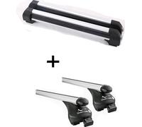 Porte-skis VDP-S4 4 paires de skis + porte-rails Quick L compatible avec Renault Kadjar à partir de 2015