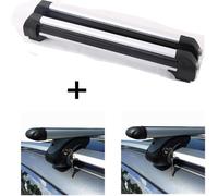 Porte-skis VDP-S4 4 paires de skis + porte-rails VDP L120 compatible avec Toyota Yaris Verso ab 00