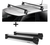 Porte-skis YELO 6 paires + barres de toit VDP EVO acier compatibles avec Chevrolet Matiz 5 portes 1998-2005