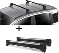 Porte-skis YELO 6 paires de skis + barres de toit VDP EVO acier compatibles avec Kia Cee'd (ED) 3-5 portes 2006-2012