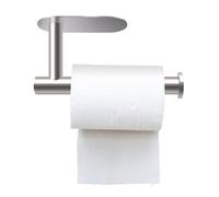 Porte Sopalin Mural, Porte Essuie Tout Acier Inoxydable, Support Sopalin Rouleau sans Perçage, pour Cuisine, Salle de Bain, Placards, Argent