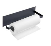 Porte Sopalin,Porte Essuie Tout Auto-Adhésif,Devidoir Essuie Tout Mural,Support pour Papier Toilette Porte Essuie Tout Adhesif pour la Cuisine et la Salle de Bain (Noir)
