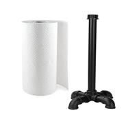 Porte Sopalin Porte-serviettes en papier en fer forgé, porte-serviettes en papier de cuisine à tuyau d'eau Vertical, support de rangement Vertical créatif for film plastique Support Sopalin à Poser