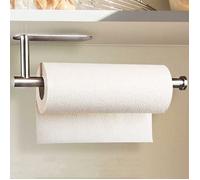 Porte-Sopalin - YYV - Acier Inoxydable - Argent Brossé - Mural ou Auto-Adhésif - Pas de Perçage