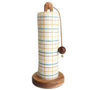 Porte Sopalins sur Pied en Bois | Support pour Rouleaux Standard Et De Taille | Porte-Serviettes en Papier De Cuisine pour Cuisine Et Table À Manger, Plan De Travail, Comptoir Debout