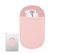 Porte-souris pour ordinateur portable - Étui à souris élastique pour stockage de souris sans fil | Moute de souris Mousepad avec support du poignet | Sac de souris portable et coussin ergonomique pour