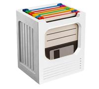 Porte-sous-verre Rétro Tech | Support de rangement dessous-tasse rétro imprimé en 3D,Set sous-verres boissons bureau,Pour table informatique, bureau, salon, chambre, dortoir, appartement, dessus de bu