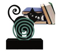 Porte-Spiral Anti-Mouches - Portable et Mignon pour Encens Extérieur,Accessoire Contre Les Mouches pour Jardin Balcon Terrasse Bord De Piscine Camping Plage Véranda