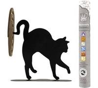 Porte-spirales d'encens chat noir + 14 bâtonnets d'encens ayurvédique