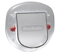 Porte Staywell® - PETSAFE - Pour gros chat et petit chien - 4 voies - Coloris nacré